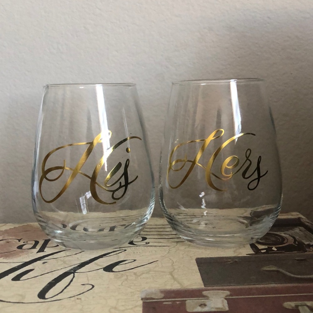 His and Hers glasses